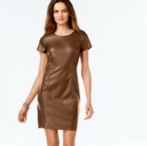 INC International Concepts | Dresses | Inc Faux Leather Dress | Poshmark